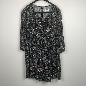 Black pattern dress. Old Navy. Size extra small.